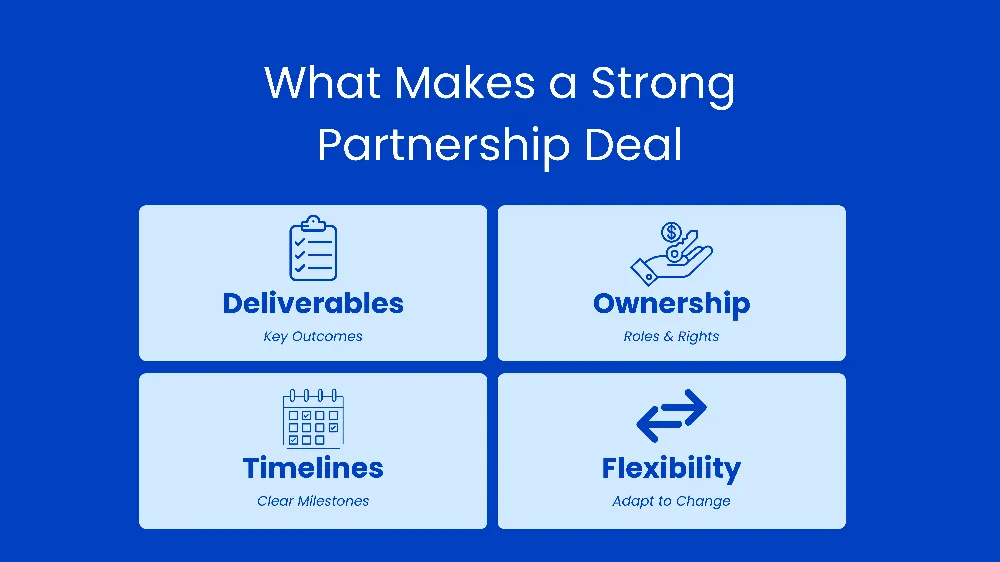 What makes a strong partership deal