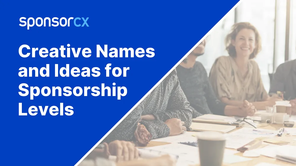 Creative names and ideas for sponsorship levels