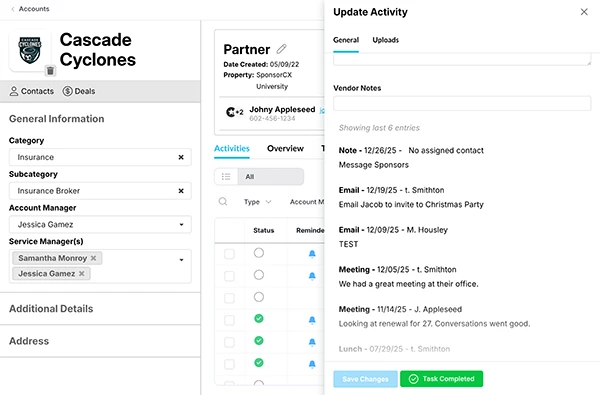 Update activity